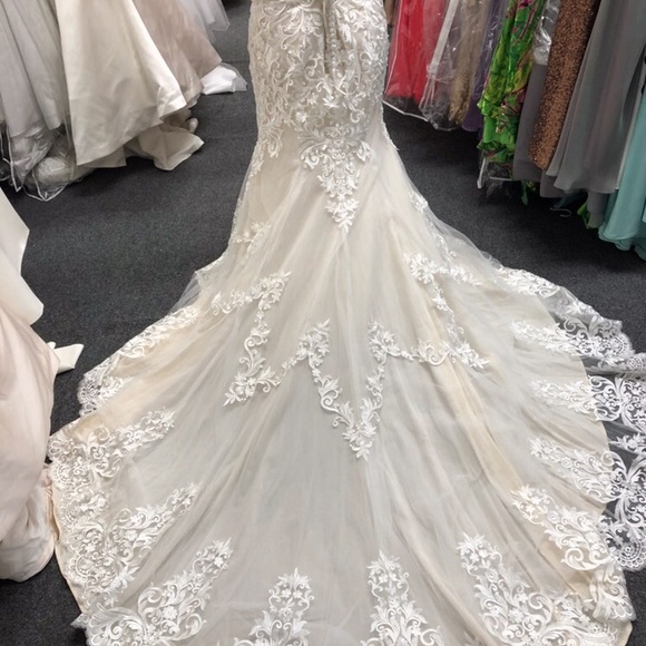 Private collection wedding dress. New with tags - Picture 2 of 5